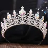 Haarklammern Diezi Luxus Elegant Ab Crystal Tiara Crown für Frauen Mädchen Hochzeit Fashion Prinzessin Kleider Party Schmuck Accessoires