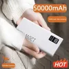 Banques électriques de téléphone portable CPN0 120W High-Capacité 50000mAh Pack d'alimentation de charge rapide Chargeur de batterie portable adapté à l'iPhone Samsung Huawei 240424