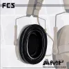 Tillbehör FCS AMP Anpassade silikonörörkuddar för taktiska headset öronmuffar och öronkuddar är substituerade