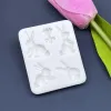 Molds Easter Bunny Flower Siliconen Sugarcraft Mold Chocolate Cupcake Baking Fondant Cake Decorating Tools