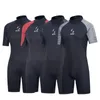 M Neoprene Short Sleeves Wetsuits Back Zip Surf Suit Rash Guards 스노클링 스쿠버 다이빙 Shorty Wetsuit 240416을위한 따뜻한 잠수복