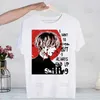 Men's T-Shirts Anime Tokyo Ghoul Kaneki Ken Cool Manga Mens Tshirt Cute Printing Shirt Mens Fashion T-Shirt For Men Casual Tops Short Slve T240425