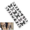 3677 Tattoo -overdracht 1 plaat Waterdichte tijdelijke tattoo sticker 3D Butterfly Fake Tattoo Flash Transfer Tatoo beenarm Handvoet voor vrouwen Body Art 240426