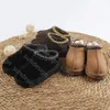 Dzieci maluch Tasman Kapcia Tazz Boys Girls Baby Boots Chestnut Fur Slajd Sheepskin Shearling Class