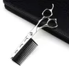 Hair Scissors Novo cabeleireiro profissional JP440C de aço de 2 polegadas de 2 polegadas de 2 polegadas com cabeleireiro com cabeleireiro Q240426 Q240426