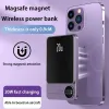 Laddare 50000MAH MACSafe Magnetic Power Bank PD20W 15W Trådlös Fast Charger Externt Auxiliary Battery Pack för Magsafe iPhone 15 14 13