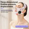 EMS Head Massage USB Charging Facial Slimming Strap Face Lifting Reduce Double Chin Cheek Lift Up Thin Mask 240425