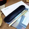 Storage Bags JX-LCLYL 1pc Leather Handcrafted Single Pen Pencil Bag Holder Sleeve Pouch