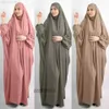 Etniska kläder huva muslimska kvinnor hijab klänning bönplagg jilbab abaya long khimar fullt omslag ramadan klänning abayas islamiska kläder niqabz2