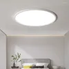 Luces de techo ultra delgada luz led nórdico nórdico dormitorio circular sala de estar sin costuras salas de estar
