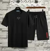 2024 Mens Designers Tracksuit Set Running Fashion Men Tracksuits Letter Slim Clothing Track Kit Casual Sports Short sleeve Suit Asian size M-3XL