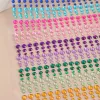 タトゥー900 PCS Eyes DIY RAINBOW COLOR PATCH ARTACHERDORIES MUSIC FESTIVALステージフェイス宝石メイクアップアクセサリー