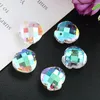 Żyrandol Crystal 5pcs 15 mm Ab Color Shell kształt Szklany sztuka pryzmat fasetowane koraliki akcesoria tworzenia biżuterii