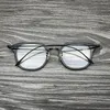 Sonnenbrillen Frames Vintage Männer Frauen Brillen reines Titanrahmen Brillen runde Brillen klares Objektiv optische männliche Myopie Brillen Oculos