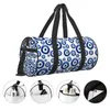 Outdoor Bags Gym Bag Mediterranean Evil Eye Sports With Shoes Lucky Charm Men Women Waterproof Design Handbag Novelty Travel Fitness