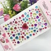 Tatouage Transfert Kids Sticker Toys Face Bijoux Créatif Couring Childrens Color Diy Painting Decoration Acrylique Crystal Diamond Makeup Art Stage 240427