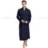 Mens Silk Satin Pyjamas Sleepwear Robes Robes Bathrobe Nightgown S ~ 3xl__For Xmas Gifts 240423
