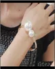 Bangle Jewelryukmoc Romantic Alloy Imitation Pearls Bracelets Fashion Aessories Dress Metal Cuff Bangles For Women Charm Jewelry1 4316321