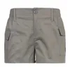 Kvinnors shorts cibbar y2k kvinnors kläder shorts koreansk mode låg slutficka skarvning veckad sexig ultra kort kjol 90-tal retro stil y240425