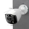 Color Night Vision Camera CCTV AHD 1080P HD Array Luminous LED Digitale H.265 Outdoor Street Lighting 5mp 24H 8mp