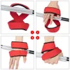 Padded Figure 8 Straps Deadlift Weight Lifting Wrist Power Lifters Workout Pullups Horizontal Bar Gym Fitness 240423