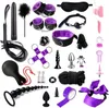 BDSM -Hals an Handgelenk Bondage -Einschränkungen Set Bindaged Kit Sex Set hinter den Rücken Handschellenkragen mit verstellbaren Bondage -Accessoires mit Augenbinde, Bett SM Games spielen Sex