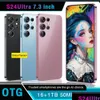 Cell Telefoni S24TRA 5G Android Smart 13 Telefono touch SN Colore da 7,3 pollici HD Support Supports Mtiple Lingue Drop Delivery Accessori DHMLW