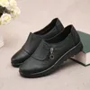 Casual Shoes Moccasins Mom Flats Women Soft Sole Round Toe Spring Flat Non Slip Loafers Female Leather Footwear