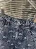 Jeans pour femmes Sispell Patchwork Pockets Denim Pantalon à jambe large pour les femmes Tempérament lâche occasionnel