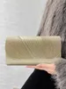 2023 Factory Spot Cross-border E-commerce Stitched Women's Bag Pleated Flip Clutch Bag Fine Pink Ladies Banquet Bag Manufacturer