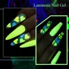 Nagellack möte över 7 ml lysande gel nagellack macaron sommar godis heta färger neon glöd-i-dark blöt av uv led gel lack nagelkonst y240425