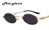 men brand vintage round sun glasses 2020 New silver gold metal mirror small round sunglasses women cheap high quality UV4001446086
