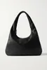Kvällspåsar TR 2024 KVINNA Everyday Black Texture Cowhide Brand TR Medium Size Single Shoulder Bag