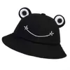 Chapeaux à bord large chapeau seau de grenouille mignon seau chapeau de seau pour femmes