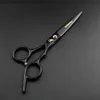 Haarschaar 6,0 inch Zwart Nieuwe Professional Hairdresser kapsel geknipt Japans 440C Kappers Big Cut Dunne Cut Q240426