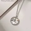 Colliers pendentiels kpop couple de mode prince petit renard collier pendentif collier collier de chaîne bijoux 2023 collier amant collier collier accessoires Q240426