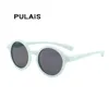 Pulais Kids Zonnebrillen Gepolariseerd UV400 Bescherming Fashion Round Child Brand Designer Sun Glasses For Boys and Girls D902 240419