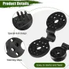 Accessoires 20pcs Heavy Duty Lock Grip Plastikklammern Gewächshaus Schattenkleidung Fix Klemme Tarp Clips Zaun Stoff Clips für Gartennetze