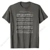Costumes masculins A1189 Mozart Music Notes Score - Rondo Alla Turca T-shirt T-shirt Men Cotton Tshirts pour les étudiants