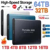 Scatole portatili esterni per un disco rigido da 1 TB SSD 2TB Drive a stato solido esterno originale USB 3.1 Disco rigido ad alta velocità per PC/Mac/Telefono