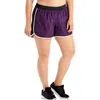 Plus size dames yoga -broek elastische shorts plus size sport lopen ademende 240422