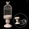 Bandlers porte-oiseaux Metal Bird Cage Solder Dodine de décoration de lanterne suspendue.