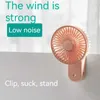 Electric Fans Multifunctional Portable Magnetic clip Fan Usb Rechargeable Mini Hand-Held Folding Fan for Dormitory Office Desktop Clip Fan