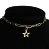 STRANDS PUNK MIAMI CUBAN ketting statement hiphop goud roestvrij staal 35+5 cm ketting ketting dames ketting 2020 240424