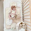 Matten tragbarer Babyersatzpolster Windel Faltbares niedliches Bären bestickter Windel Ersatzpolsterabdeckung Baby Accessoiresl2404