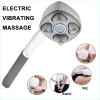 Massager Ny multifunktion anjon Cervical 4 Massage Heads Electric Body Massage Hammer Neck Axel midja Benmassager