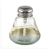 Empuje el dispensador de bomba vacía de vidrio para el polo de uñas desmaquillante de alcohol para la botella transparente del limpiador de líquido almacenamiento 240416