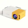 Projetores YG300 Home HD Mini Projector com USB e SD Memory Home Theater