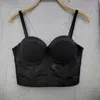 Camisoles zbiorniki solidne seksowne puste pasek na szyję kamizelka dla kobiet kolorowy fishbone camisole