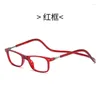 O occhiali da sole Ulight Hanging Stretch Reading Glasses Uomini Donne Trendy Medifiela Lens Picieri Presbyopic Eyexex Diopter Unisex